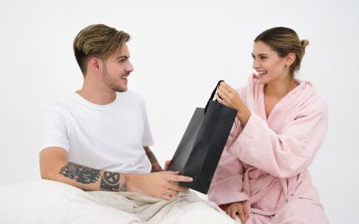 Schicker Bademantel mit eigenem Foto und Text